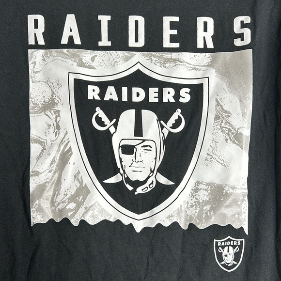 NWT NFL Youth XL Black Las Vegas Raiders T Shirt - Picture 2 of 8